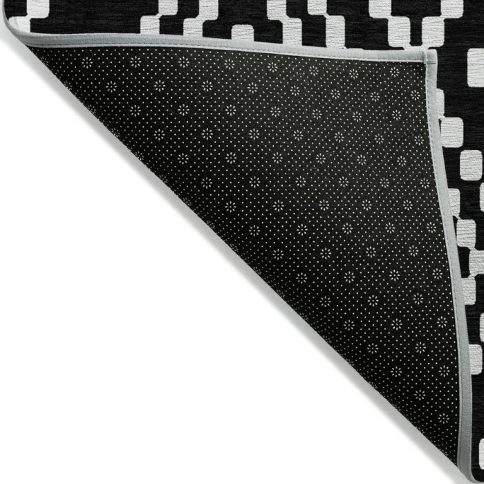 Addison Chantille ACN891-Black 5 ft. X 7 ft. 6 in. Rectangle Rug