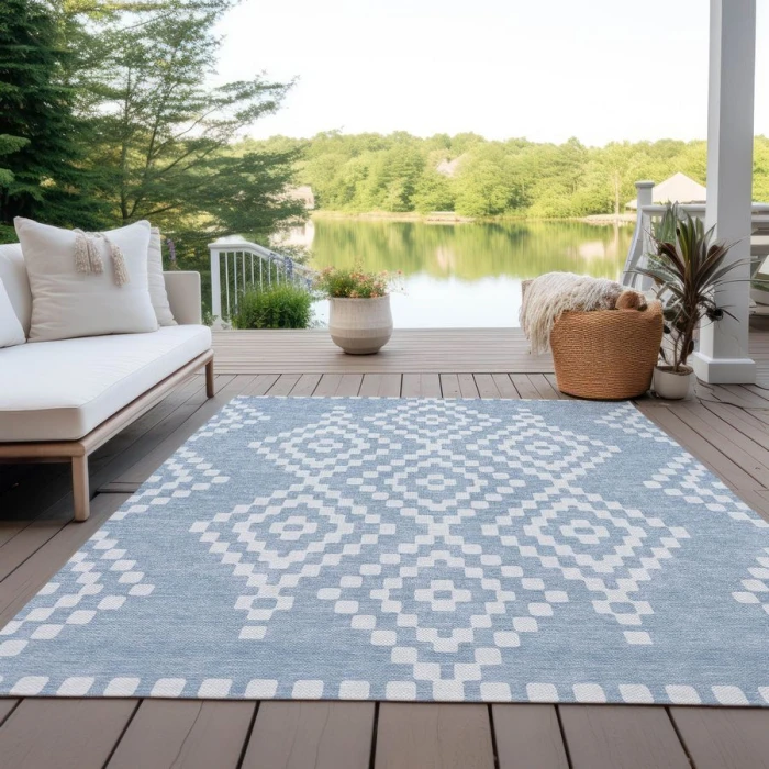 Addison Chantille ACN891-Denim 5 ft. X 7 ft. 6 in. Rectangle Rug
