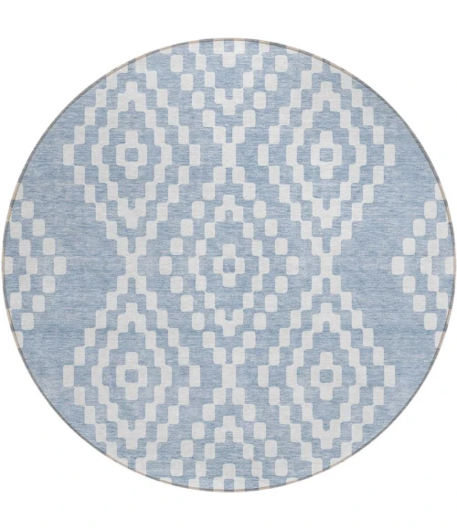 Addison Chantille ACN891-Denim 8 ft. X 8 ft. Round Rug