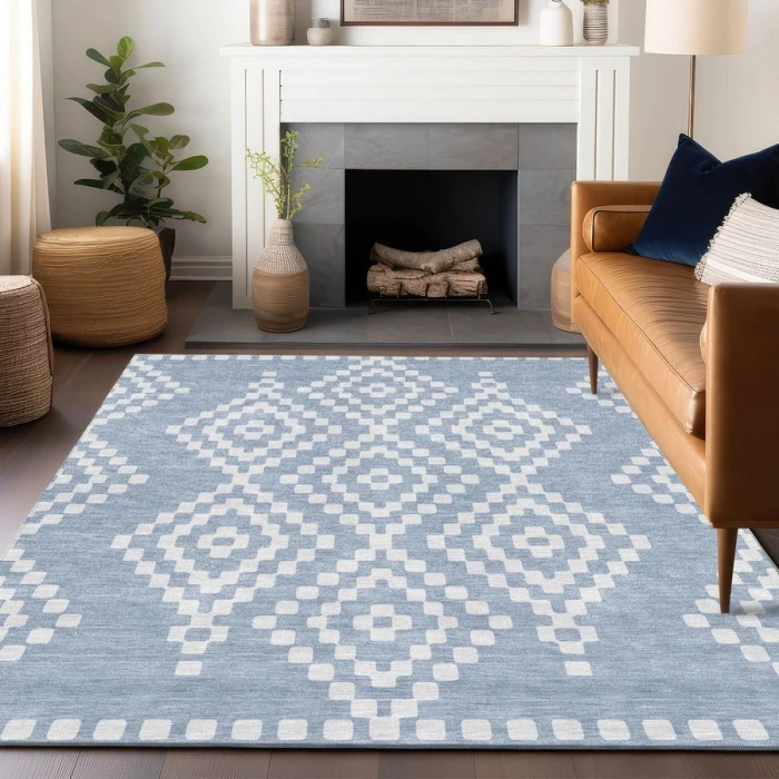 Addison Chantille ACN891-Denim 5 ft. X 7 ft. 6 in. Rectangle Rug
