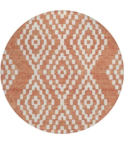 Addison Chantille ACN891-Salmon 8 ft. X 8 ft. Round Rug
