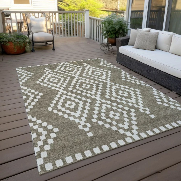 Addison Chantille ACN891-Taupe 9 ft. X 12 ft. Rectangle Rug