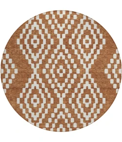 Addison Chantille ACN891-Terracotta 8 ft. X 8 ft. Round Rug