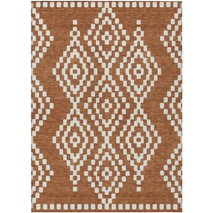 Addison Chantille ACN891-Terracotta 5 ft. X 7 ft. 6 in. Rectangle Rug