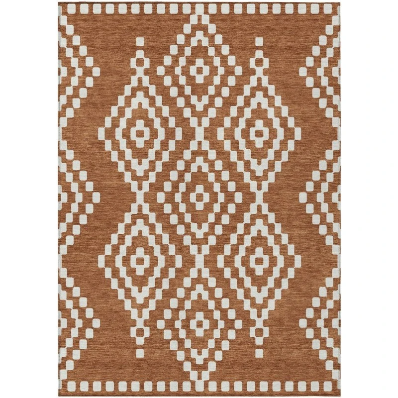 Addison Chantille ACN891-Terracotta 3 ft. X 5 ft. Rectangle Rug