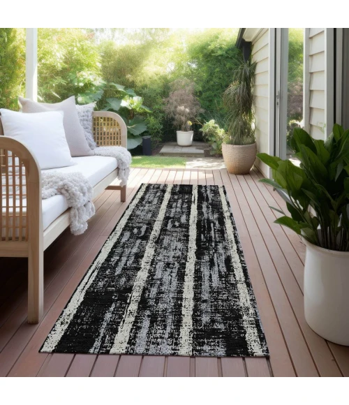Addison Chantille ACN892-Black 2 ft. 3 in. X 7 ft. 6 in. Rectangle Rug