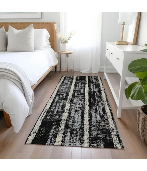 Addison Chantille ACN892-Black 2 ft. 3 in. X 7 ft. 6 in. Rectangle Rug