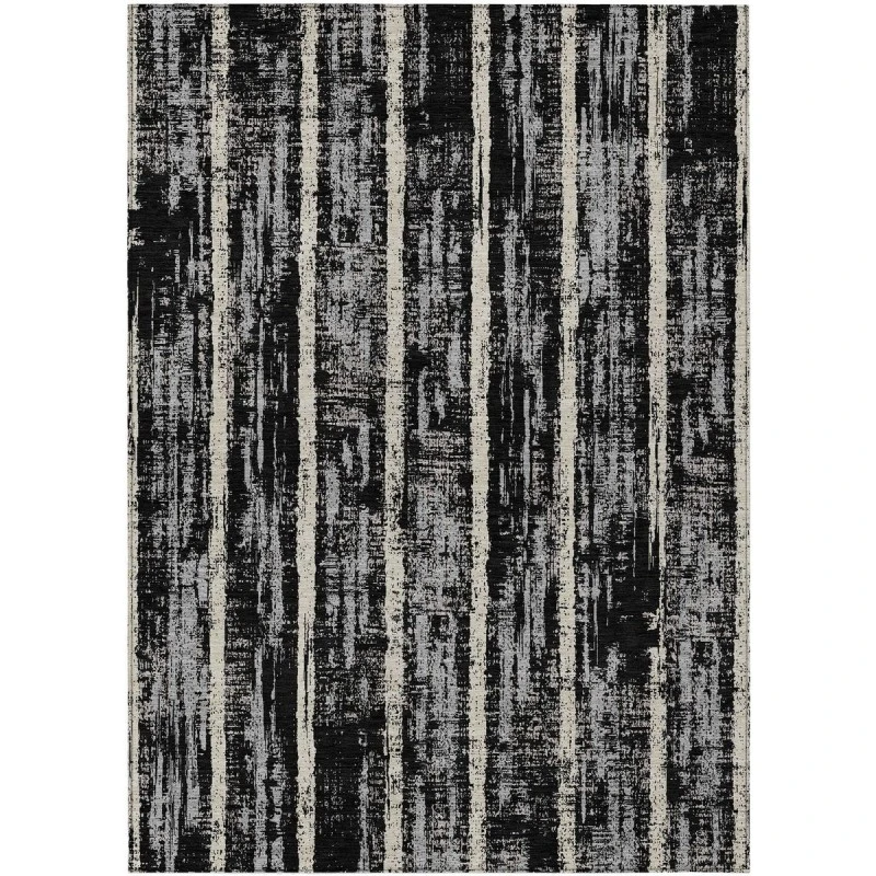 Addison Chantille ACN892-Black 3 ft. X 5 ft. Rectangle Rug
