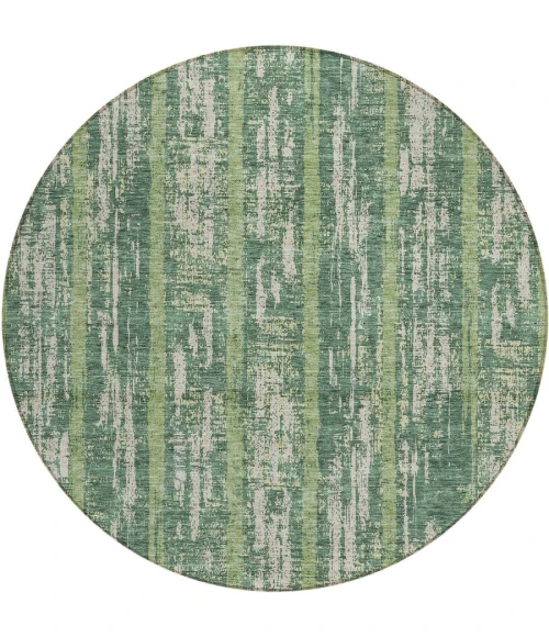 Addison Chantille ACN892-Green 8 ft. X 8 ft. Round Rug