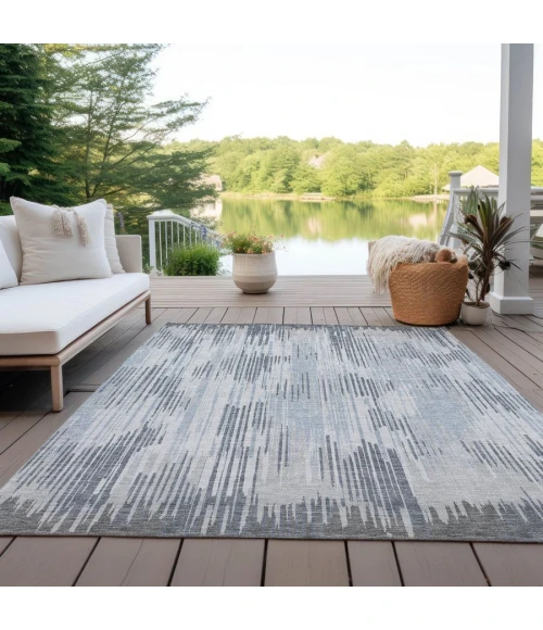 Addison Chantille ACN893-Gray 5 ft. X 7 ft. 6 in. Rectangle Rug