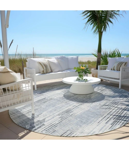 Addison Chantille ACN893-Gray 8 ft. X 8 ft. Round Rug