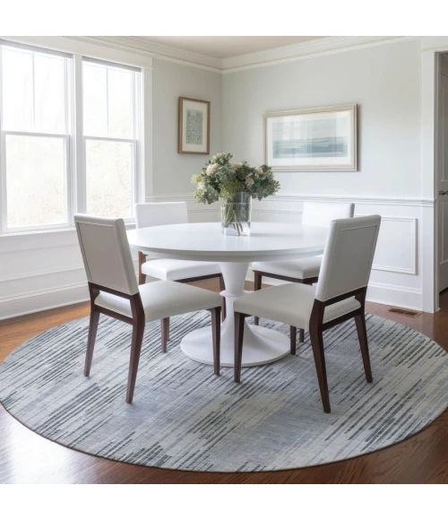 Addison Chantille ACN893-Gray 8 ft. X 8 ft. Round Rug