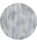 Addison Chantille ACN893-Gray 8 ft. X 8 ft. Round Rug
