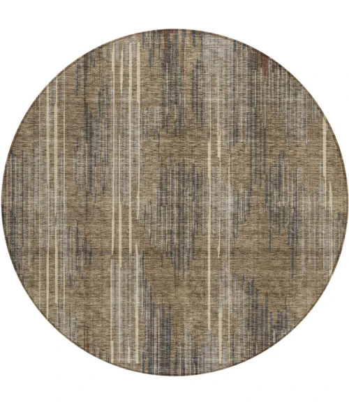 Addison Chantille ACN893-Taupe 8 ft. X 8 ft. Round Rug