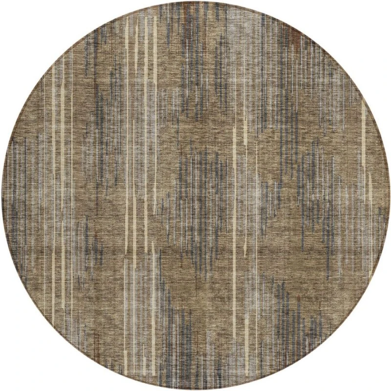 Addison Chantille ACN893-Taupe 8 ft. X 8 ft. Round Rug