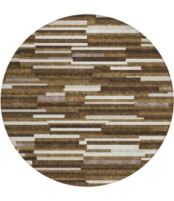 Addison Chantille ACN894-Brown 8 ft. X 8 ft. Round Rug