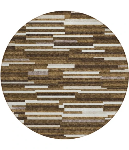 Addison Chantille ACN894-Brown 8 ft. X 8 ft. Round Rug