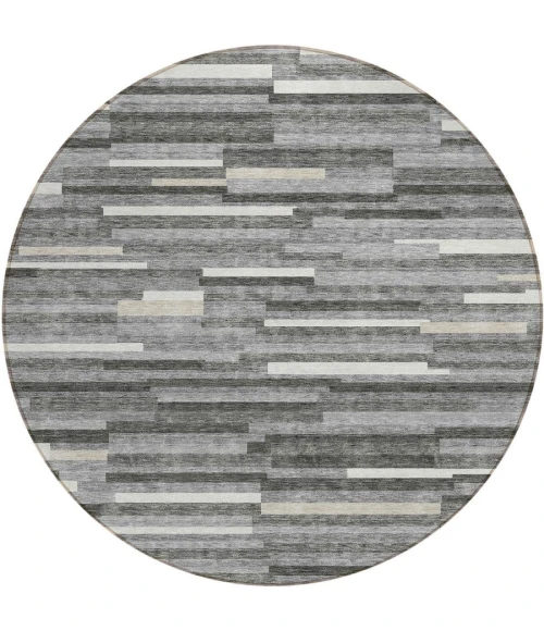 Addison Chantille ACN894-Gray 8 ft. X 8 ft. Round Rug