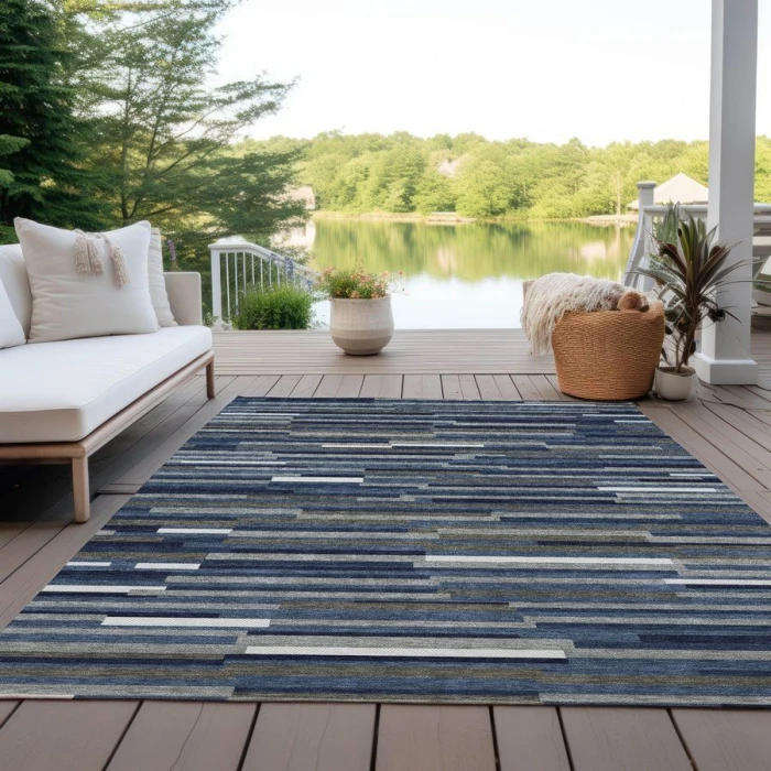 Addison Chantille ACN894-Navy 8 ft. X 10 ft. Rectangle Rug