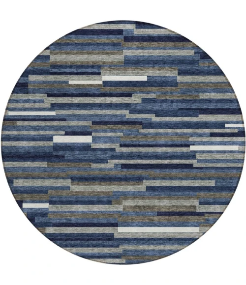Addison Chantille ACN894-Navy 8 ft. X 8 ft. Round Rug