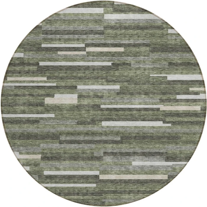 Addison Chantille ACN894-Olive 8 ft. X 8 ft. Round Rug