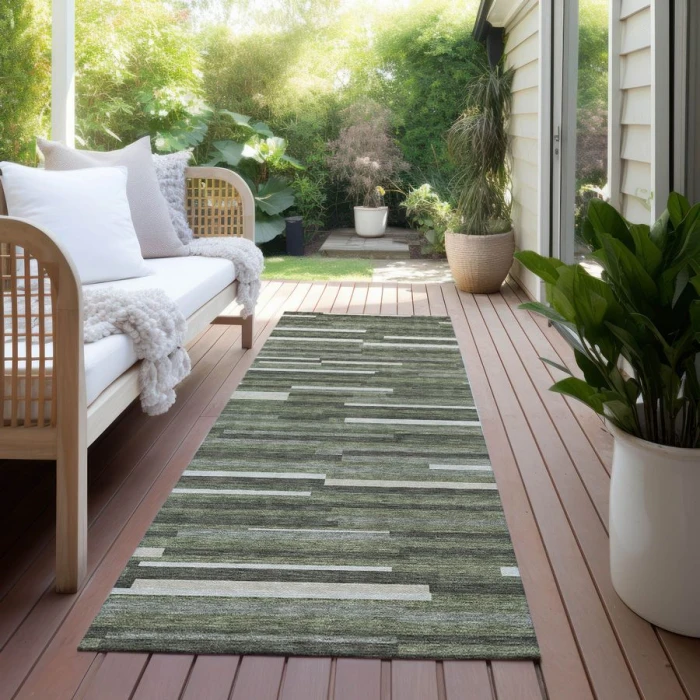 Addison Chantille ACN894-Olive 2 ft. 3 in. X 7 ft. 6 in. Rectangle Rug