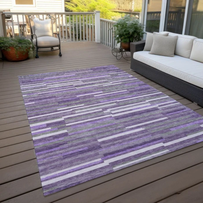 Addison Chantille ACN894-Purple 9 ft. X 12 ft. Rectangle Rug