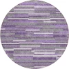Addison Chantille ACN894-Purple 8 ft. X 8 ft. Round Rug