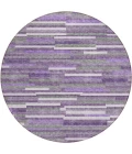 Addison Chantille ACN894-Purple 8 ft. X 8 ft. Round Rug