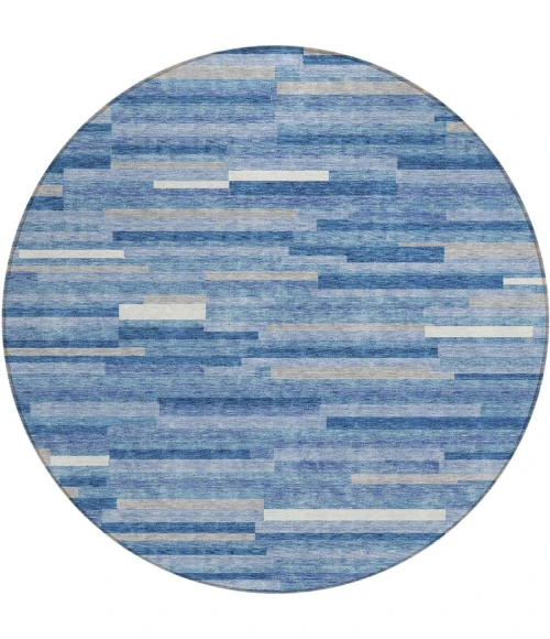 Addison Chantille ACN894-Sky 8 ft. X 8 ft. Round Rug