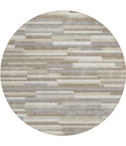 Addison Chantille ACN894-Taupe 8 ft. X 8 ft. Round Rug