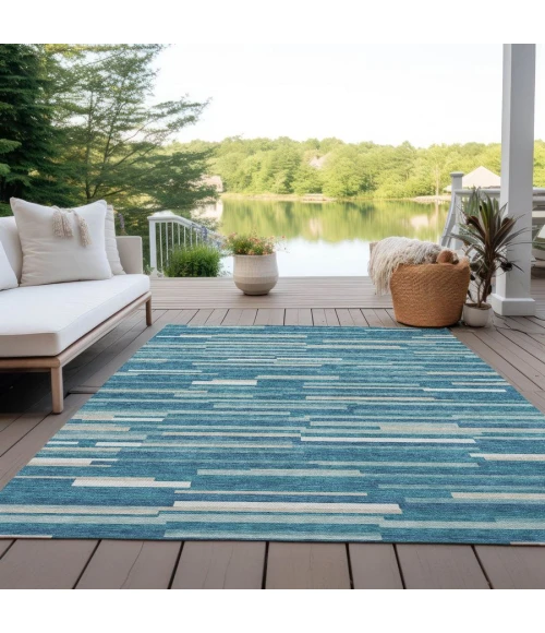 Addison Chantille ACN894-Teal 3 ft. X 5 ft. Rectangle Rug
