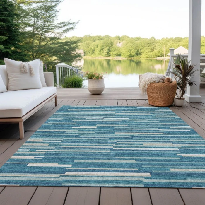 Addison Chantille ACN894-Teal 3 ft. X 5 ft. Rectangle Rug