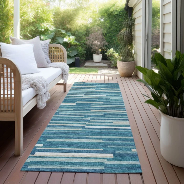 Addison Chantille ACN894-Teal 2 ft. 3 in. X 7 ft. 6 in. Rectangle Rug