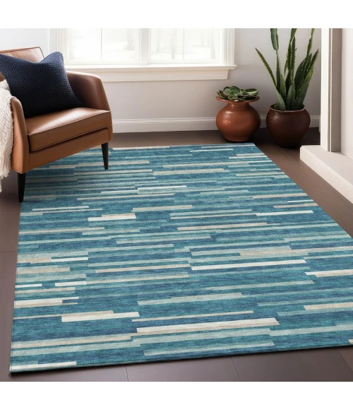 Addison Chantille ACN894-Teal 3 ft. X 5 ft. Rectangle Rug