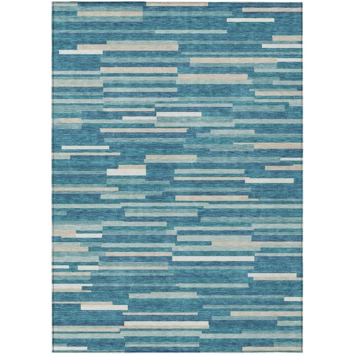 Addison Chantille ACN894-Teal 3 ft. X 5 ft. Rectangle Rug