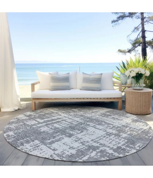 Addison Chantille ACN895-Gray 8 ft. X 8 ft. Round Rug