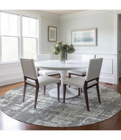 Addison Chantille ACN895-Gray 8 ft. X 8 ft. Round Rug