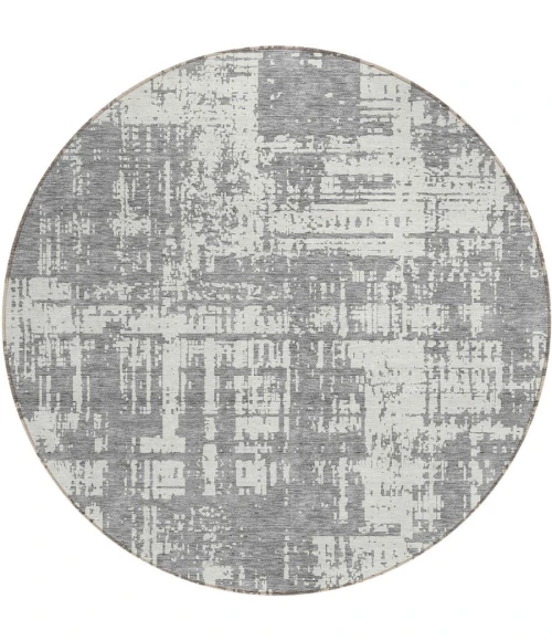 Addison Chantille ACN895-Gray 8 ft. X 8 ft. Round Rug