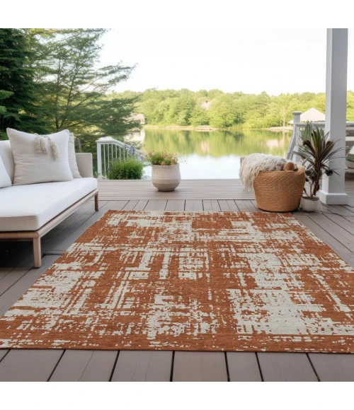 Addison Chantille ACN895-Paprika 3 ft. X 5 ft. Rectangle Rug