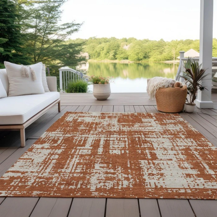 Addison Chantille ACN895-Paprika 3 ft. X 5 ft. Rectangle Rug