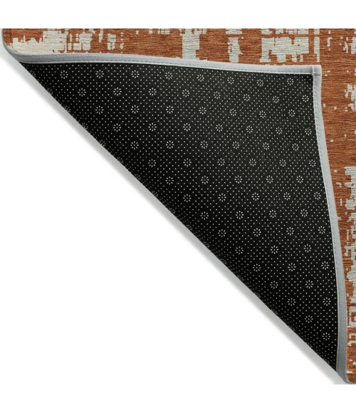 Addison Chantille ACN895-Paprika 8 ft. X 8 ft. Round Rug