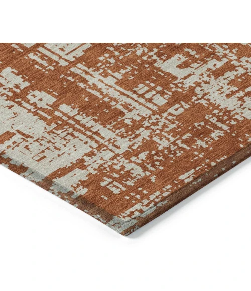 Addison Chantille ACN895-Paprika 8 ft. X 8 ft. Round Rug