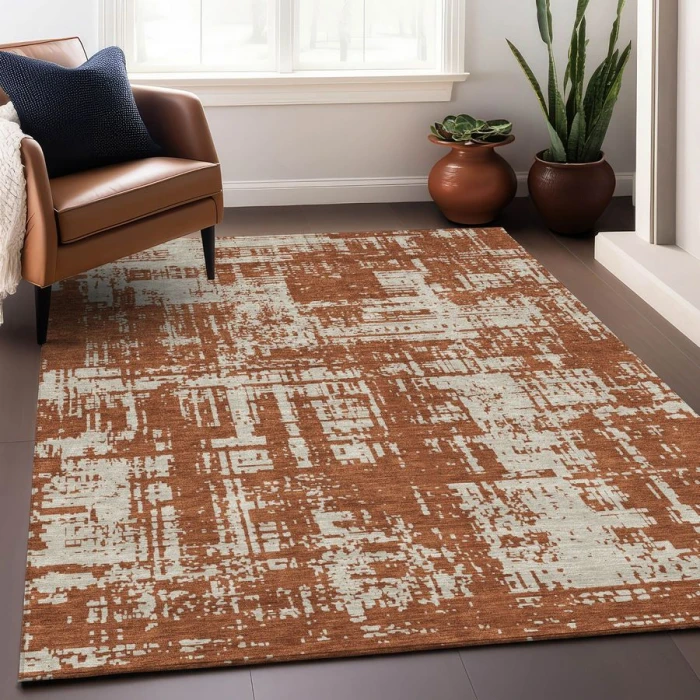 Addison Chantille ACN895-Paprika 3 ft. X 5 ft. Rectangle Rug