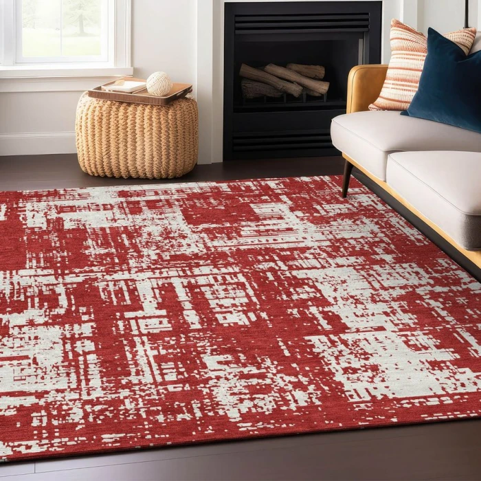 Addison Chantille ACN895-Red 9 ft. X 12 ft. Rectangle Rug