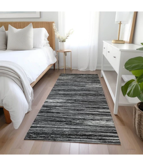 Addison Chantille ACN896-Black 2 ft. 3 in. X 7 ft. 6 in. Rectangle Rug