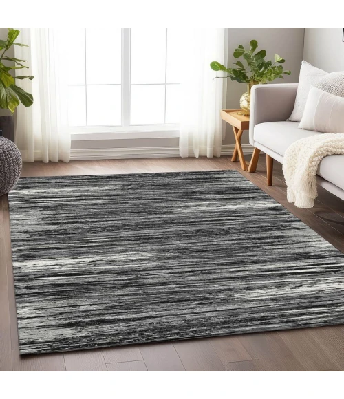 Addison Chantille ACN896-Black 5 ft. X 7 ft. 6 in. Rectangle Rug