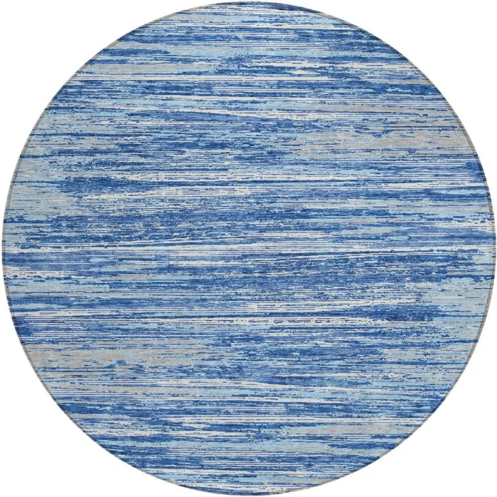 Addison Chantille ACN896-Blue 8 ft. X 8 ft. Round Rug