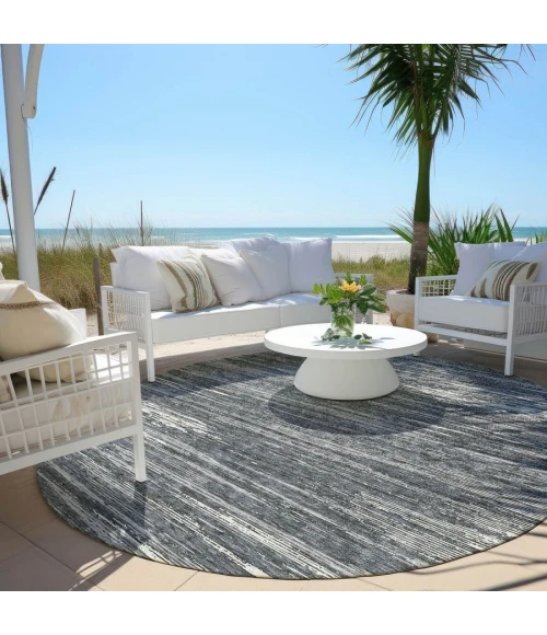 Addison Chantille ACN896-Gray 8 ft. X 8 ft. Round Rug