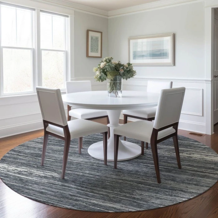 Addison Chantille ACN896-Gray 8 ft. X 8 ft. Round Rug